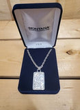Horse Engraved Tag Necklace by Montana Silversmiths