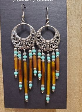 Handmade Bone/Horn Earrings by Austin Accents