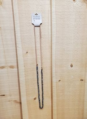 Glitter Bead Necklace by Silver Strike