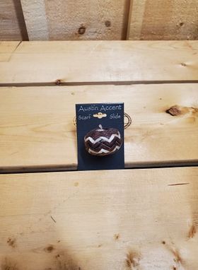 Braided Rawhide and Leather Scarf Slide by Austin Accents