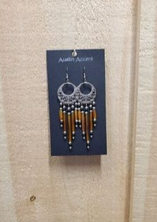 Handmade Bone/Horn Earrings by Austin Accents