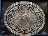 Oval Antique Horse Head Buckle by Nocona®