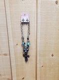"Cross & Rocks" Necklace Set by Blazin Roxx