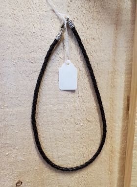 Braided Leather Choker Necklace by Austin Accents