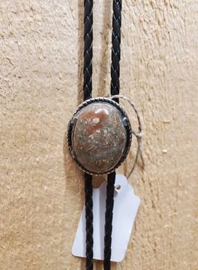 Oval Stone Bolo Tie