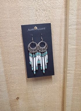 Handmade Bone/Horn Earrings by Austin Accents
