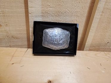 Antiqued Elk Buckle by Crumrine