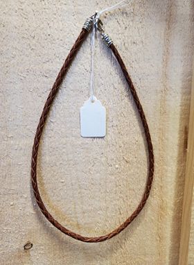 Braided Leather Choker Necklace by Austin Accents