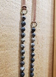 Grey Stone Bead Necklace by Silver Strike
