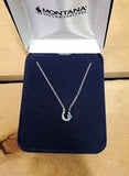 Opal Stone Horse Shoe Necklace by Montana Silversmiths