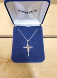 Golden Infinity Cross Necklace by Montana Silversmiths