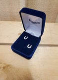 Sparkle Horseshoe Earrings by Montana Silversmiths
