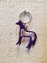 Western Pleasure & Halter Aluminum Horse Key Chains