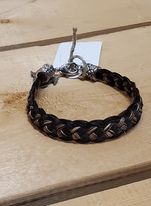 4-Strand Braided Horsehair Bracelet by Austin Accents