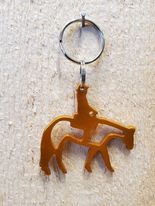 Western Pleasure & Halter Aluminum Horse Key Chains