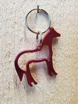 Western Pleasure & Halter Aluminum Horse Key Chains