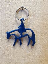 Western Pleasure & Halter Aluminum Horse Key Chains