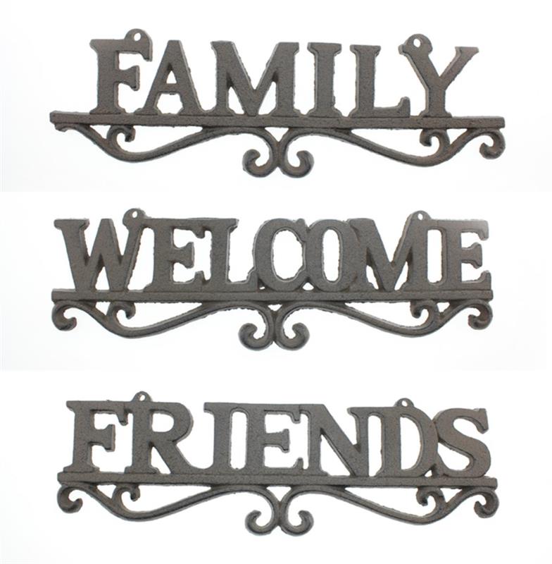 Cast Iron Word Signs by Koppers®