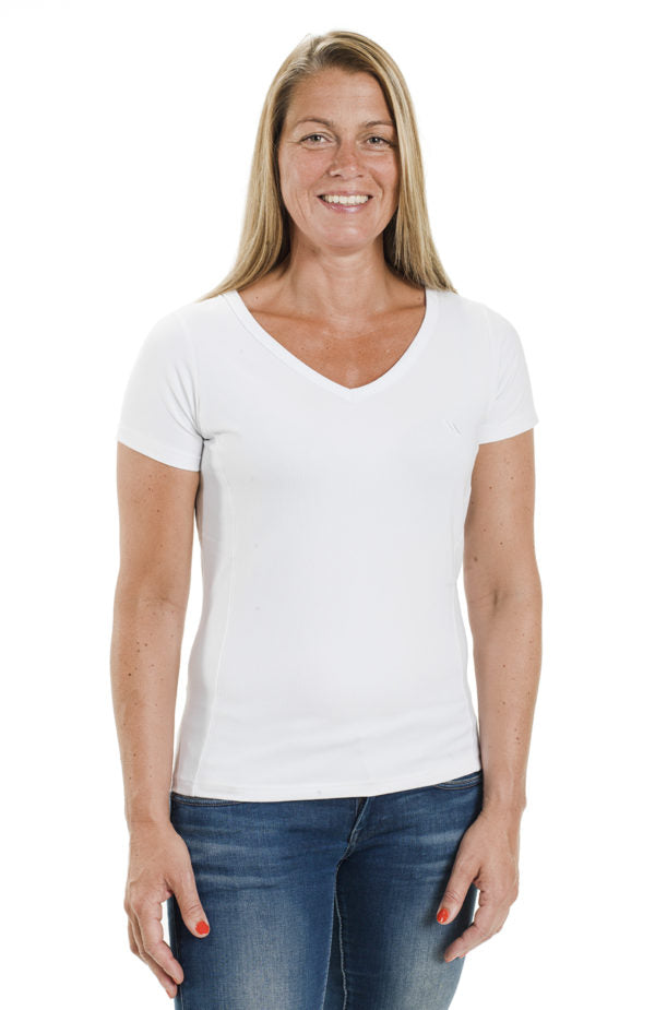 Back On Track V-Neck Women's T-Shirt