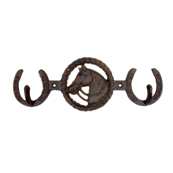Cast Iron Horse Double Hook by Koppers®