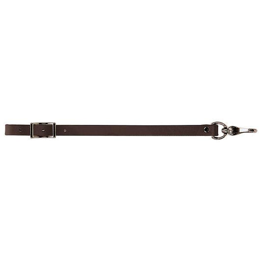 brown brahma webb cinch connector strap on a white background