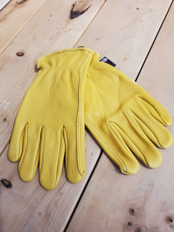 Unlined Deerskin Leather Range Rider Gloves by Watson Gloves®