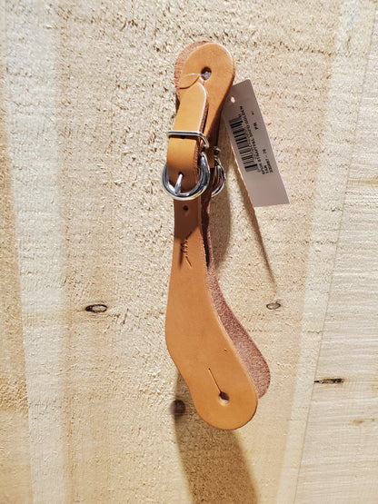 Ladies/Youth Leather Shaped Spur Straps by Western Rawhide