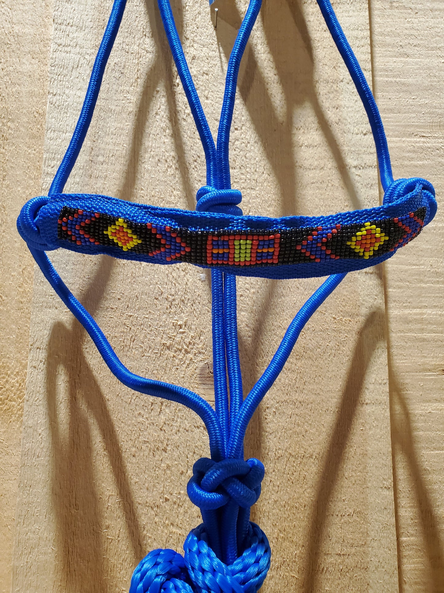 Beaded Nose Rope Halter & Lead Rope by Mustang