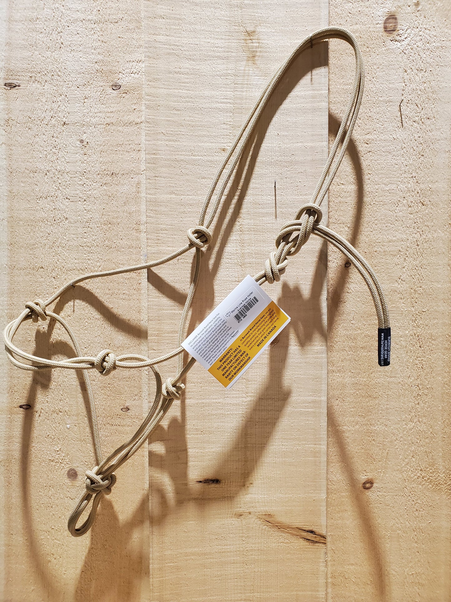 Marine Line Rope Halter by Burwash™ Brand - AVERAGE HORSE SIZE