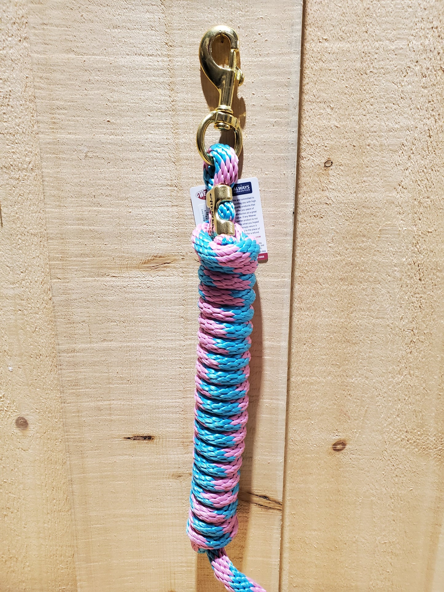 10' Poly Lead Rope With Brass Bolt Snap by Weaver®