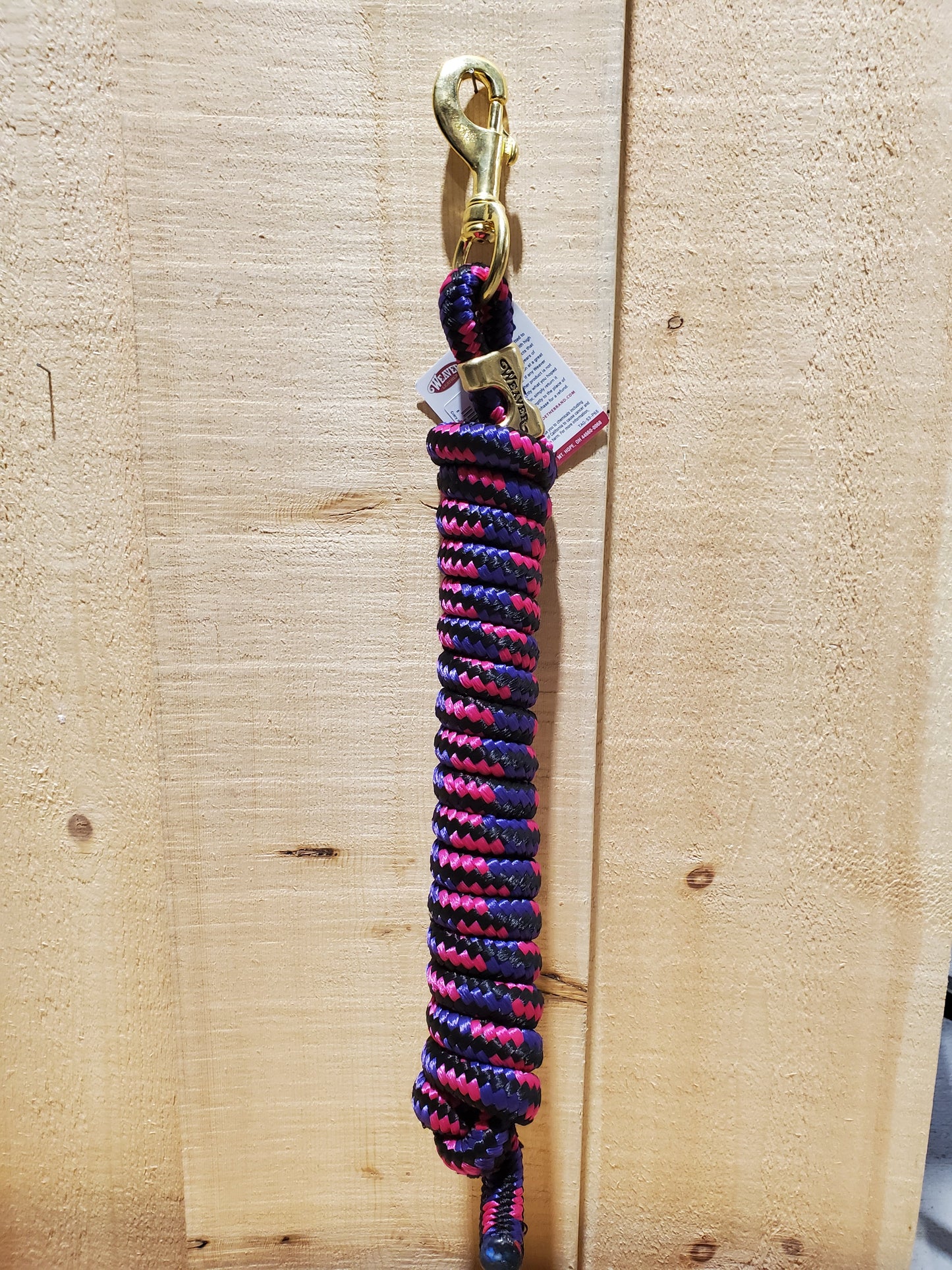 10' Poly Lead Rope With Brass Bolt Snap by Weaver®