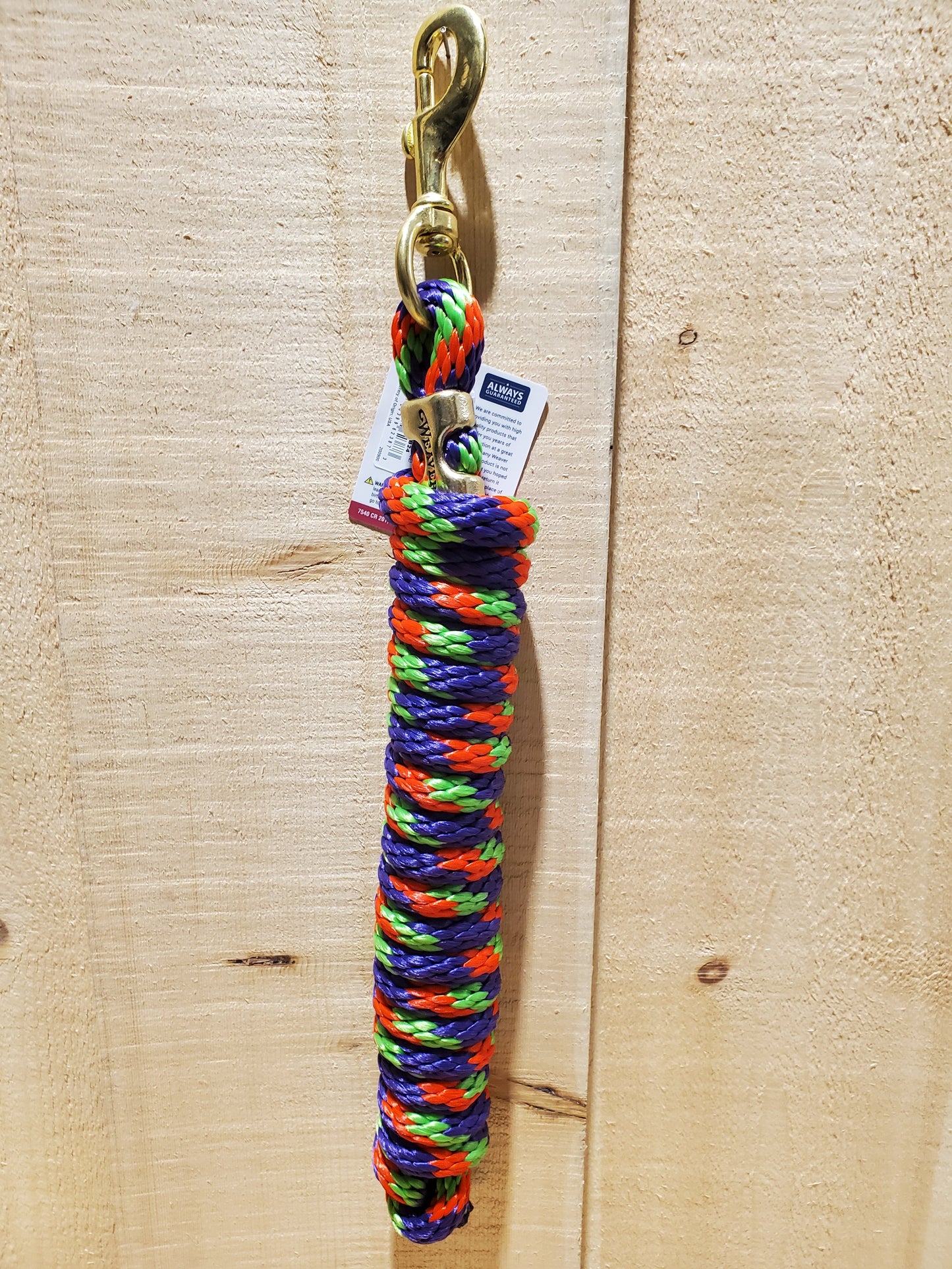 10' Poly Lead Rope With Brass Bolt Snap by Weaver®