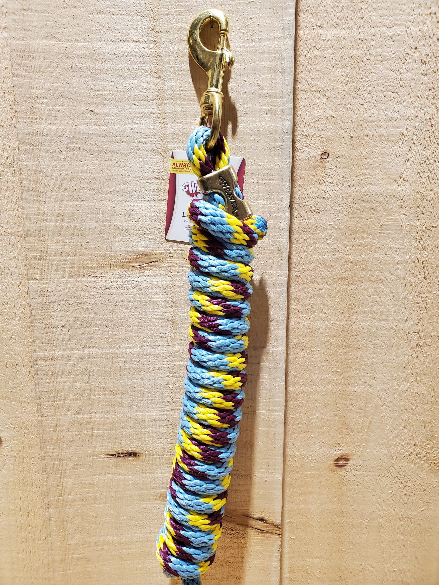10' Poly Lead Rope With Brass Bolt Snap by Weaver®