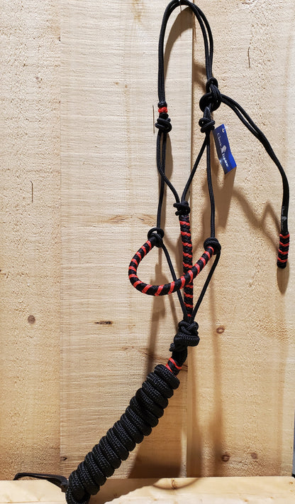 Two-Tone Rope Halter With Lead by Classic Equine®