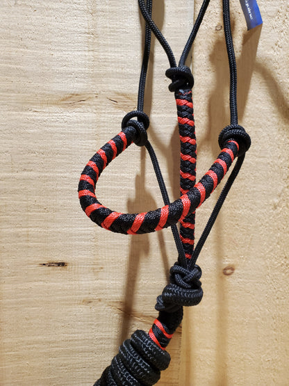 Two-Tone Rope Halter With Lead by Classic Equine®