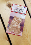 Wood Stickers by Peaktime