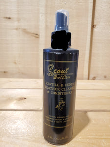 Scout Boot Care Reptile & Exotic Leather Cleaner & Conditioner
