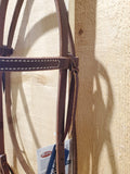 Premium Oiled Harness Leather Browband Headstall by Weaver®