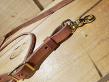 Rounded Harness Leather 7' and 8' Roper & Contest Reins by Weaver®