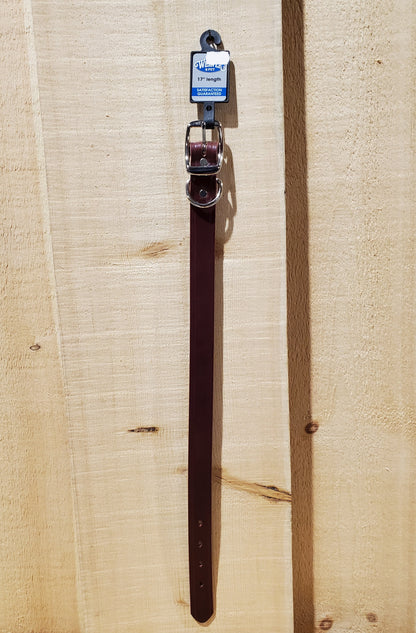 Heritage Choice Single Ply Leather Dog Collar by Weaver Pet®
