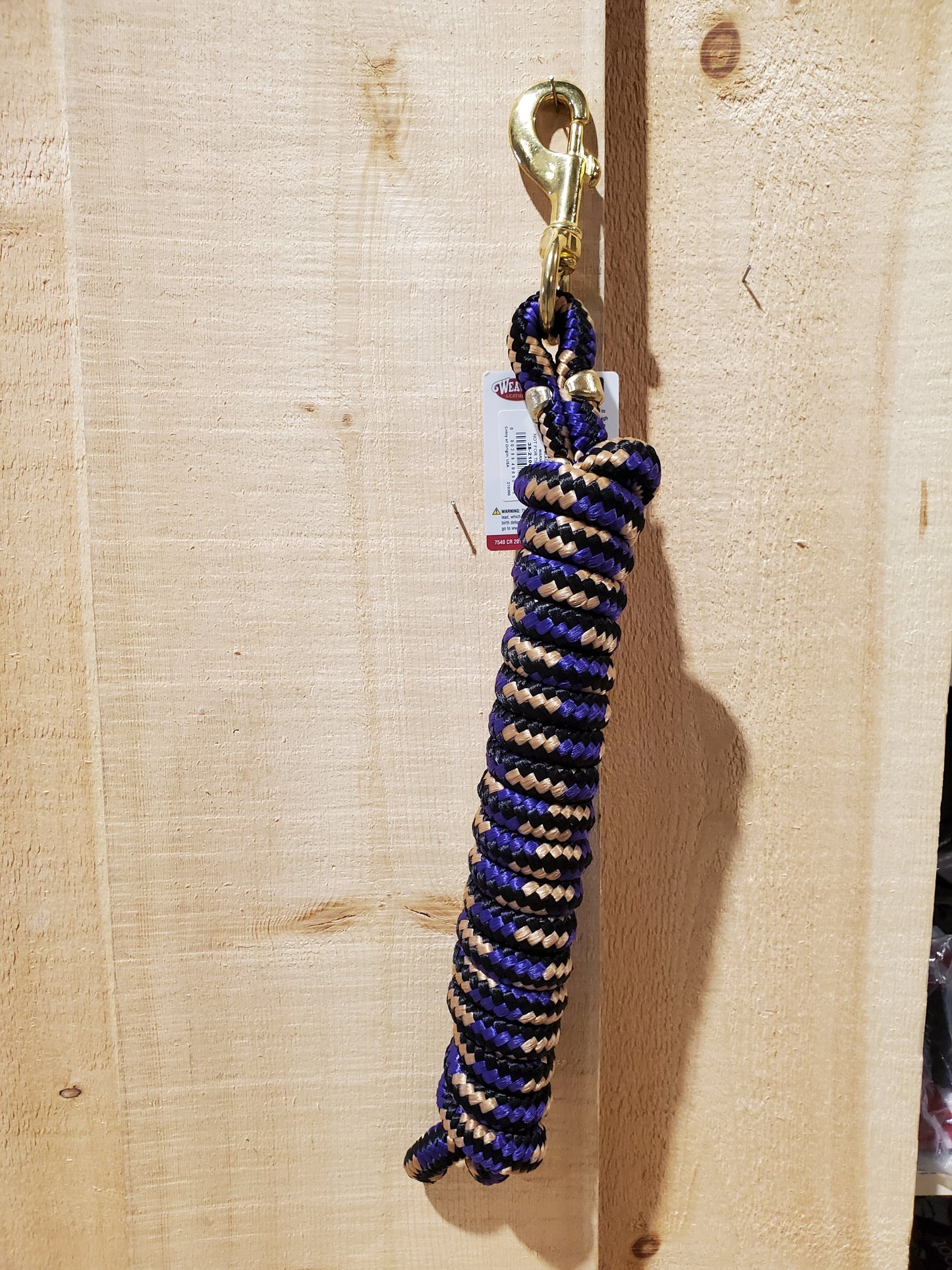 10' Poly Lead Rope With Brass Bolt Snap by Weaver®