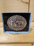 'Kneeling At The Cross' Cowboy Belt Buckle by Nocona®