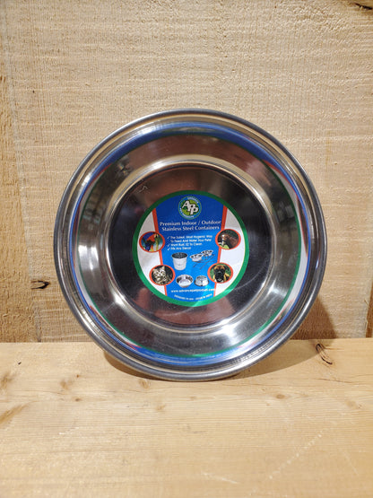 Premium Indoor/Outdoor Stainless Steel Pet Dish