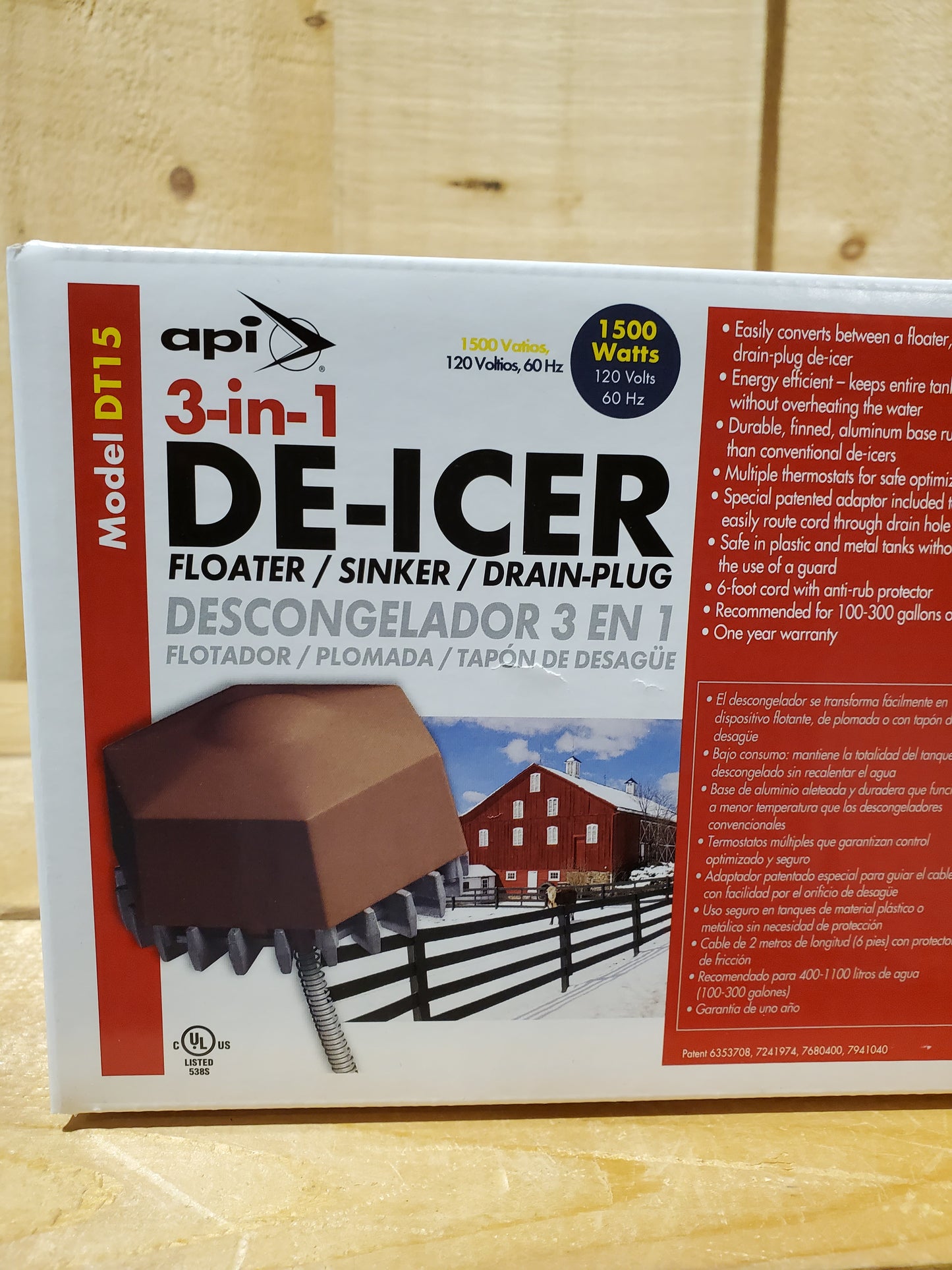 3-in-1 De-Icer by API®