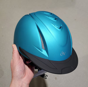 'Deluxe Schooler' Metallic Riding Helmet by Ovation®