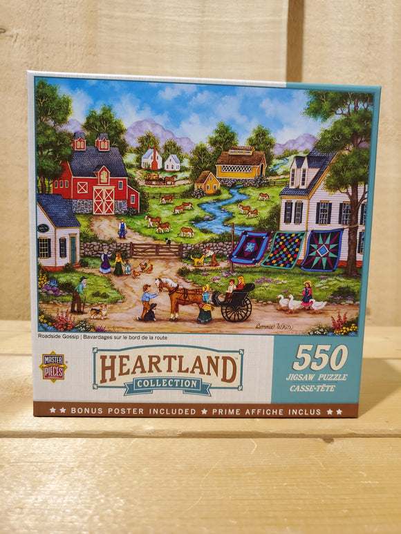 'Roadside Gossip' Heartland Collection™ 550 Piece Puzzle