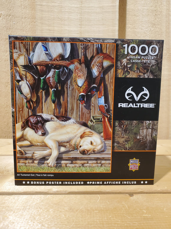 'All Tuckered Out' Realtree® 1000 Piece Puzzle