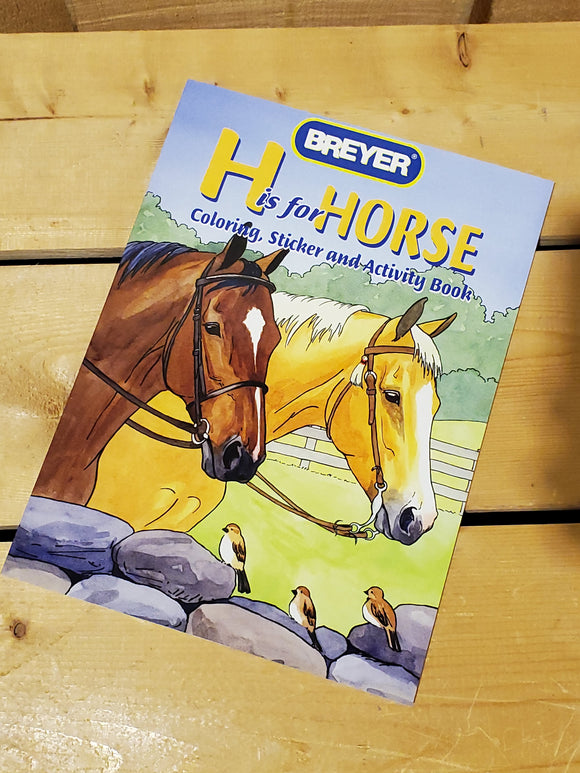 'H is for Horse' Coloring, Sticker & Activity Book by Breyer®
