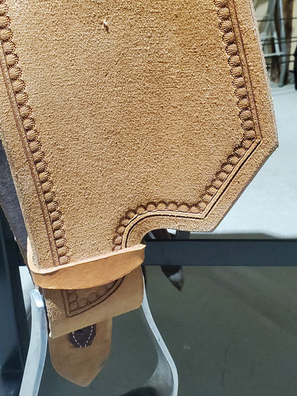 Floral Tooled Barrel Saddle by Circle Y®