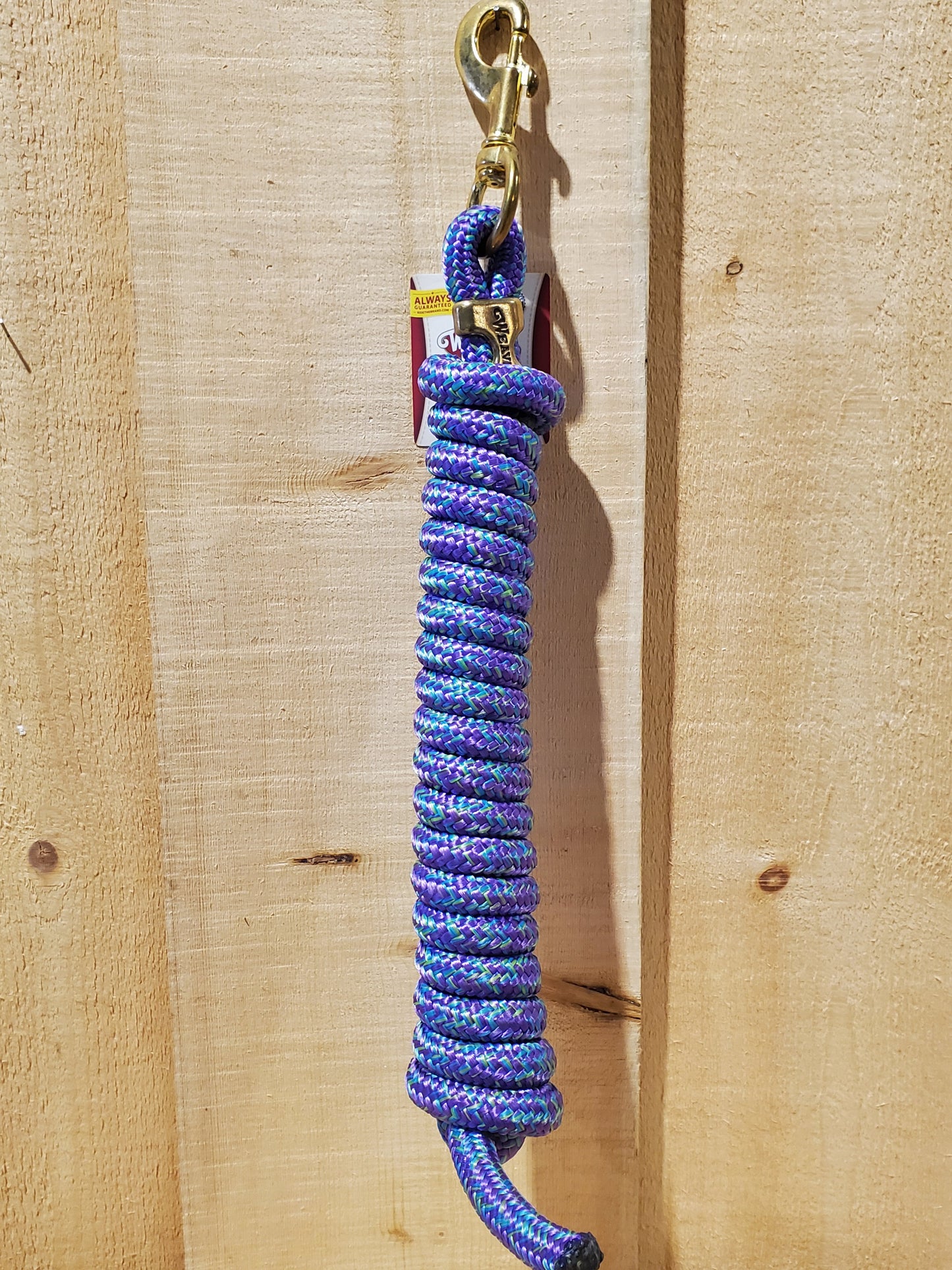 10' Poly Lead Rope With Brass Bolt Snap by Weaver®